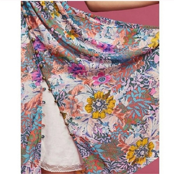 Akemi + Kin Valencia Dress From Anthropologie Floral Sz S - Picture 3 of 16